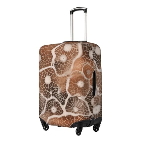 Petoskey Stone Print Luggage Suitcase Covers Elastic Washable Luggage Protector Luggage Covers For Suitcase2