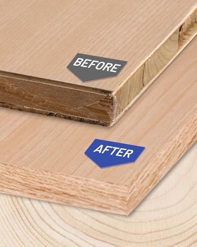 Image of Red Oak Edge Banding 3 /4 inch x 164 ft Real Wood Veneer Plywood Edge Banding Iron-on Pre-glued Veneer Edging Tape for Cabinet Repairs Furniture Restoration