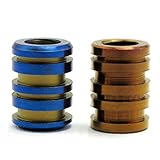 Ccanku C1123 Titanium Alloy TC4 Pendant Knife Key Jewelry Parachute Cord Bead Pendant 14mm (2 pcs) …