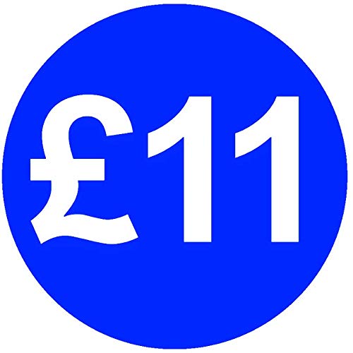 30mm Price Stickers Pack of 500 - Bright Blue - £11