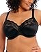 ELOMI Damen Full Coverage Underwire Bra BH, Schwarz, (46) 46GG