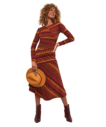 Joe Browns Vestido de Rayas asimétricas otoñales Informal, Multicolor, 38 para Mujer Cover