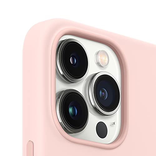 Image of Apple iPhone 13 Pro Max Silicone Case with MagSafe - Chalk Pink