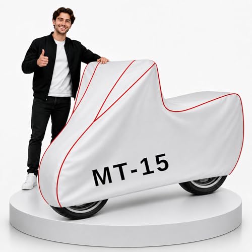 Image of My NEW Covers 100% Water Resistance MT-15 Bike Cover | Taffeta Body Cover for Rain & Sun | UV Protection, Dustproof, Scratch Resistant, Windproof, Heat Resistant, Vehicle Specific Fit