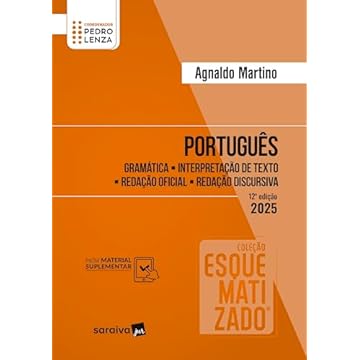 Capa do livro Português - Coleção Esquematizado - 12ª Edição 2025