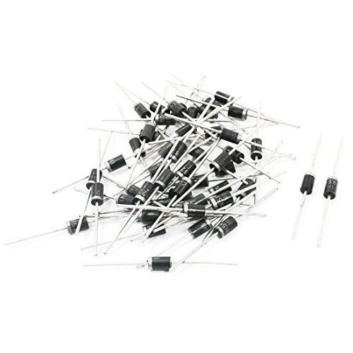Aexit IN5822 40V Diodes 3A Through Hole Schottky Rectifier Diodes 5mm x 9mm Schottky Diodes 50 Pcs