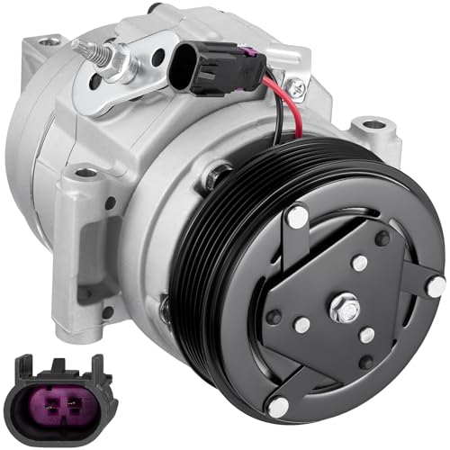 BDFHYK 68649 Air Conditioning A/C Compressor with Clutch Compatible with Ford Fusion V6 3.5L 2010-2012, Compatible with Lincoln MKZ V6 3.5L 2007-2012
