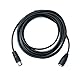 System-S S-Video Kabel 5 m Din 3 Pin Stecker zu Buchse in Schwarz