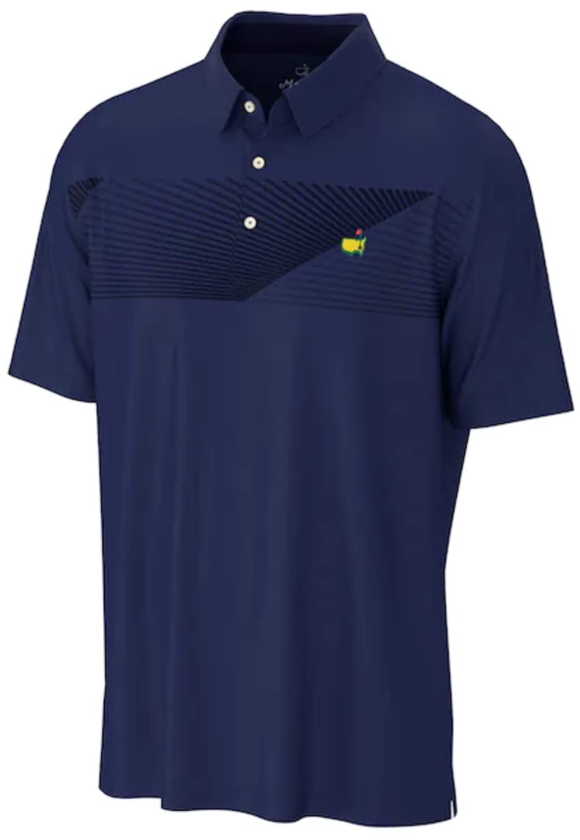 Authentic MastersTech 2022 Men's Navy Blue Performance Golf Polo Shirt