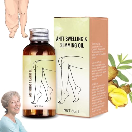 Aceite de masaje Swellclear para piernas,Natural Swell Clear Massage Oil de rápida absorción y textura no grasa, reduce la hinchazón de piernas de forma natural para masaje de piernas y cuerpo (1)