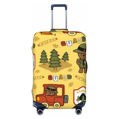 Forest Guard,Car TentTrees Luggage Cover Washable Elasticated Luggage Covers for Suitcase TSA Approved Stylish Scratch Resistant Luggage Case Protector