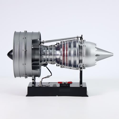 Moteur turbofan électrique en métal kit mécanique, idée cadeau ado 14 ans et adulte
