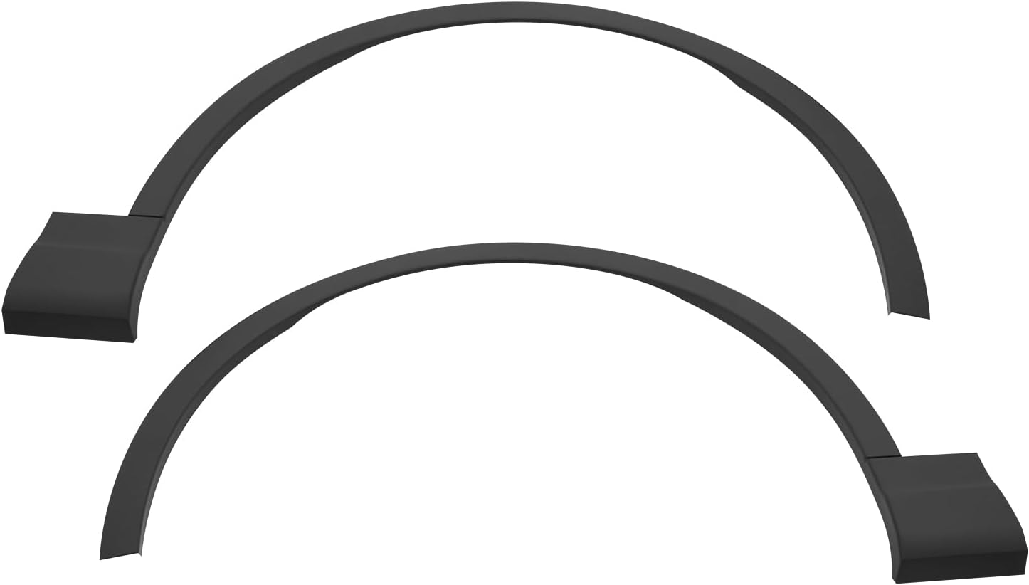 Front Fender Flare Molding Trim for 2019-2020 Infiniti QX50 – Black Direct Replacement Pair, Aerodynamic Design & Custom Fit Left + Right Wheel Arch Covers(OEM 4M0853717AGRU)