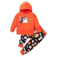 Baby Halloween Kostüm Kürbis 2-teilig - Strampler Mit Kapuze Für 0-24 Monate