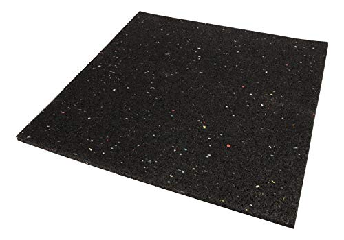 Waschmaschinenunterlage | 600 x 600 x 15 mm | Antirutschmatte | Schalldämmplatte