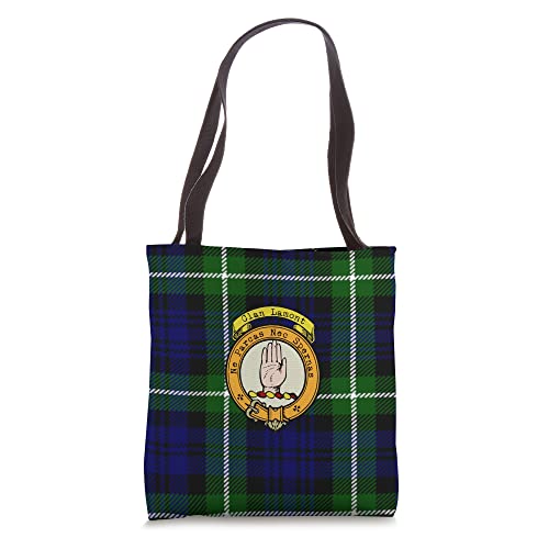 Bolso tipo tote Lamont Clan con escudo y tartán escoceses miniatura 1