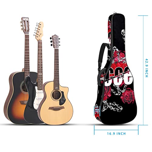 Housse de transport étanche pour guitare avec bandoulière réglable Cool Girl, Multicolore 09, 42.9×16.9×4.7 in… - Les Beatles, Paul McCartney, John Lennon, RIngo Starr, George Harrison Housse de transport étanche pour guitare avec bandoulière réglable Cool Girl, Multicolore 09, 42.9x16.9x4.7 in… – Image 6