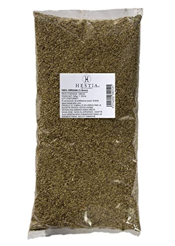 Hestia Herbs Origan grec séché 500 g, sans allergènes - Végétalien - Sans OGM