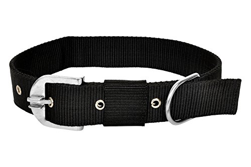 Image of No Pull -Step in Soft Padded Buckle Dog Harness and Collar Leash - Escape Proof Adjustable Combo for Walking Training Hiking Outdoor (Black, Large)