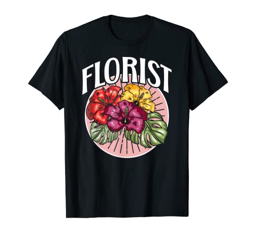 Floristería Trabajo Flor Tienda Planta Camiseta