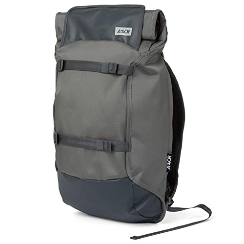 AEVOR Trip Pack - wasserfester Rucksack, erweiterbar, ergonomisch, Laptopfach - Proof Stone - Grau