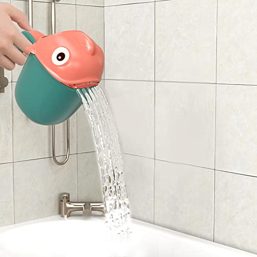 Gobelet De Rinçage Pour Le Bain De Bébé - Rince Shampooing Pour kids- Safe Shower Shampoo Bathing Flush Protection Tool For Baby Toddler Newborn Kids Bath Bathing For Kids – Image 3