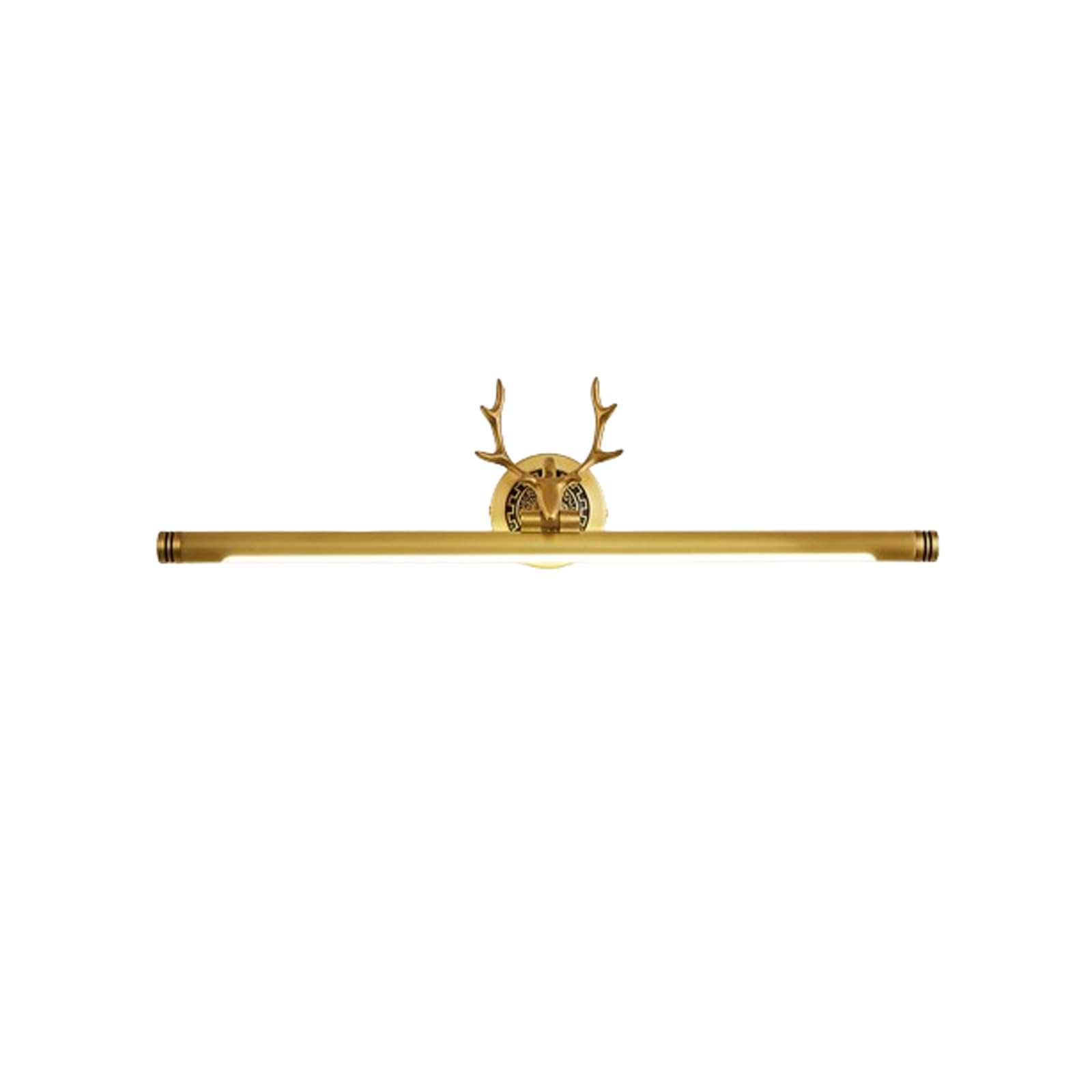 HGTYDV2 Copper Bathroom Vanity Light Fixture Rustic Antler Vanity Light Over Mirror Adjustable Bath Light Bar Farmhouse Deer Wall Sconce for Bedroom