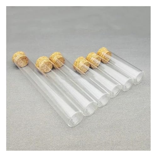 Tube à essai en verre 30 mm de diamètre à fond plat stable et étanche