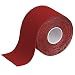 Produktbild BB Sport 1 Rolle Kinesiologie Tape 5 cm x 5 m Viele Farben E-Book Anwendungsbroschüre Physio Tape Set Elastisch Wasserfest Muskelstraffende Bänder, Farbe:rot