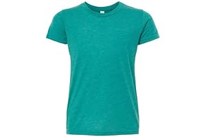 Bella Canvas Youth Short Sleeve Triblend Tee in Vibrant Teal