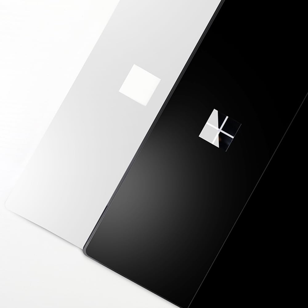 Microsoft Surface Pro 7 Skin Sticker Pellicola di Design (Nero)