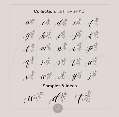 Pendentif Initial Floral en Or - Collier Hexagone tendance