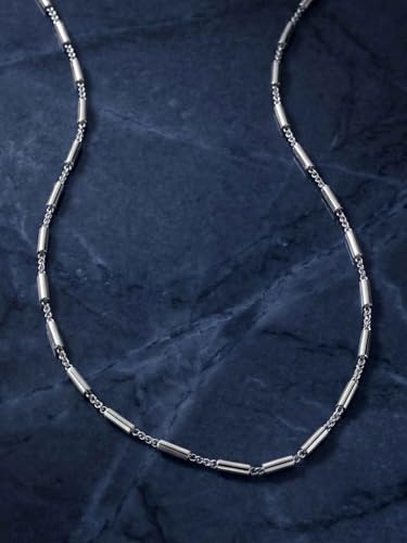 Image of Clara Anti-Tarnish 925 Sterling Silver Chain Necklace in 18 inches | Gift for Women and Girls| Minimal Daily Wear