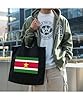 Hippowarehouse Suriname Flag Tote Shopping Gym Beach Bag 42cm x38cm, 10 litres #2