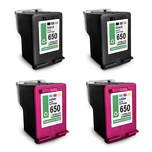 Cartouches HP 650 de rechange compatibles DeskJet Ink Advantage 4646 e-All-in-One