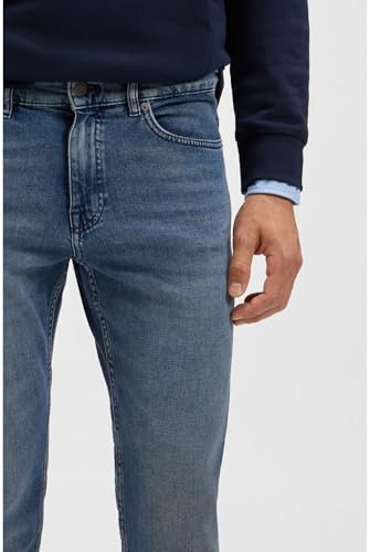 BOSS Herren Jeans_Trousers Delaware BO 10263385 02, Medium Blue427, 35W / 32L – Ansicht 6