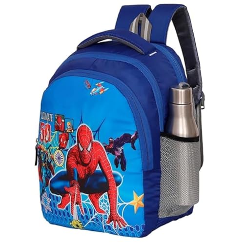 Image of GOOD STAR Polyester kids Primary School Backpack, 30 Litres, Cartoon Print, for Nursery to 5th Standard Boys and Girls Tuition Lightweight cartoon Bag