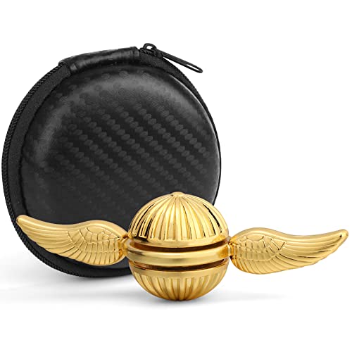 Magic Golden Hand Spinner Fidget Spinner Schreibtisch Spielzeug Dekoration Metall Fidget Ball Würfel für Kinder Erwachsene Stress Relief Spielzeug Geschenk für Jungen Mädchen Fan der magischen Welt
