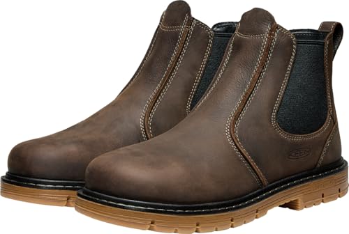 KEEN Utility Men's San Jose Chelsea Alloy Soft Toe 90 Degree Heel Pull on Work Boots2