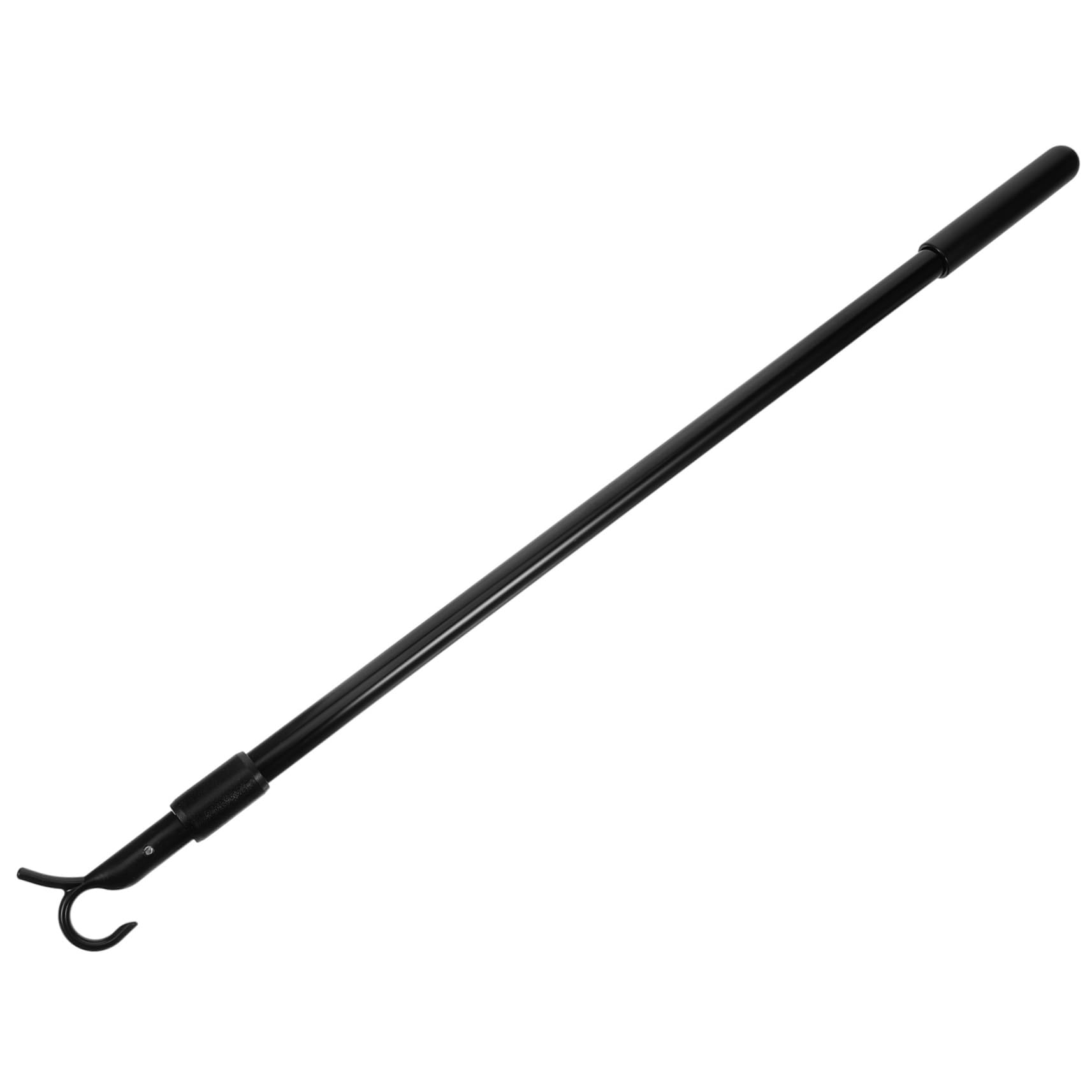 NUOBESTY Lot De 4 Tringles À Rideaux Rétractables Et Rotatives Télescopiques Et Inclinables Extensibles en Alliage D'Aluminium Noires