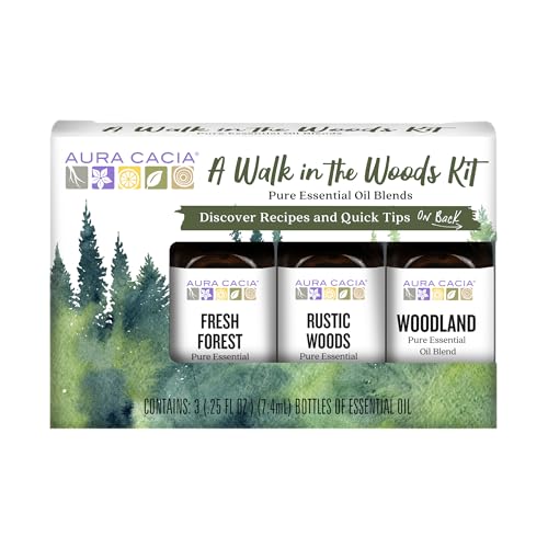 Aura Cacia Walk in the Woods Kit Essential Oil Kits | 0.75 Fl Oz (Pack of 1)