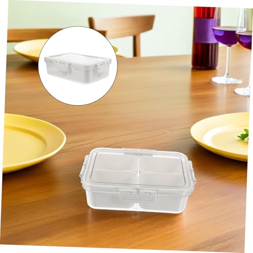 Boîte de rangement épices compartimentée plateau snack légumes fruits - 6