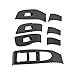 7 Pièces Voiture Fenêtre Verre Ascenseur Bouton Interrupteur Couverture Garniture Autocollant pour Mazda 3 pour Axela BP CX-30 DM Accessoires 2020 2021 Voiture Décor