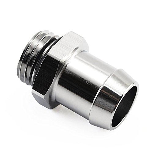 XSPC g1 / 4 " to 1 / 2 "バーブ継手、クロム