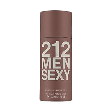 Desodorante Masculino 212 Sexy Men, Carolina Herrera, Vermelho, 150 ml