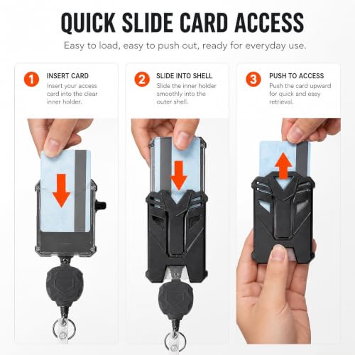 YUNZYLO Retractable ID Card Holder, 70 CM - Image 5