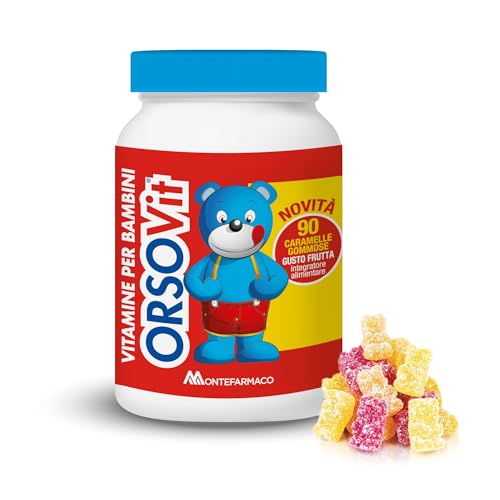 ORSOVIT Multivitaminico Bambini, Caramelle Gommose con...