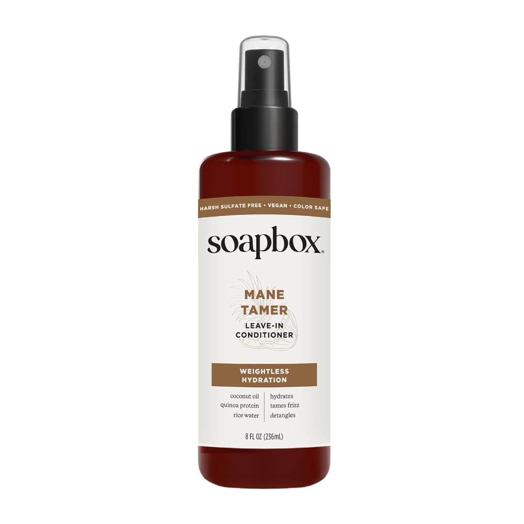 Soapbox Mane Tamer Leave In Conditioner Spray, 8 oz
