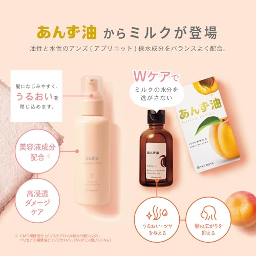 柳屋 あんず油 髪の浸透エッセンスミルク の商品画像 2