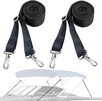 2 Stück Schwarz Markisengurte für Boot, Verstellbare Bimini Top Gurte, Bimini-Obergurte Bootsgurte, Bootsmarkisen-Hardware, Markisenriemen für Boot, Kanu, Kajakfahren, Yacht, Zelt